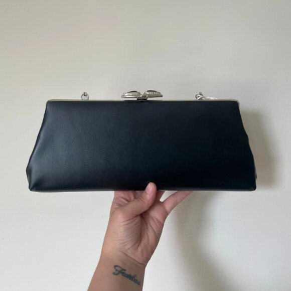 1940s Gothic Stone Clutch Handbag - Picture 2 of 7